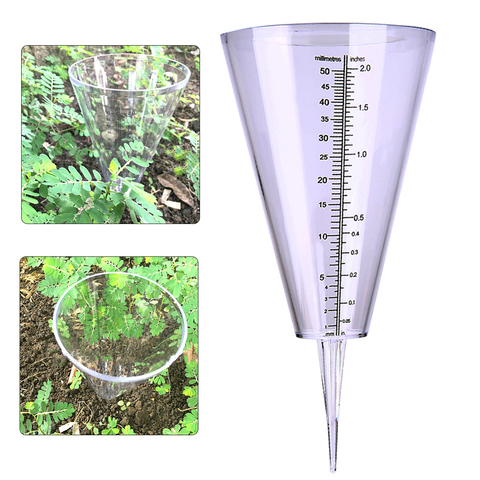 Cone Rain Gauge Measurement Ground Spike Precipitation Garden Yard Rainfall Measuring Tools Outdoor Meteorological Measurer ► Photo 1/6