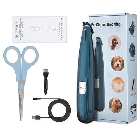 Pet Paw Hair Clippers USB Rechargeable Cats Dog Hair Trimmer for Trimming The Hair Around Faces, Eyes, Ears, Paws, Buttocks ► Photo 1/6