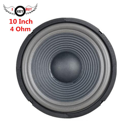 I KEY BUY 10 inch 4 Ohm 150W Steel Custom Frame Paper Cone Foam Edge Car HiFi Music Player SpeakerHigh-End Speakers ► Photo 1/6