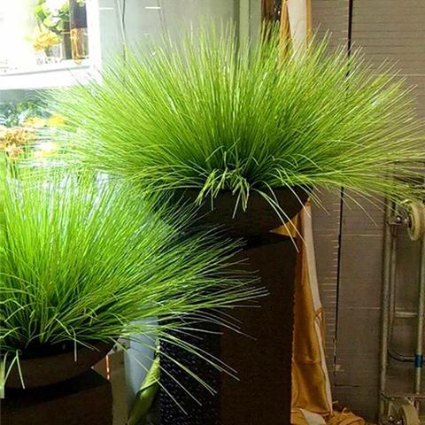 1 Bunch 60cm Artificial Leaves Simulation Onion Grass Leaf Flower Decoration Flower Arranging Lawn Engineering Plants ► Photo 1/6