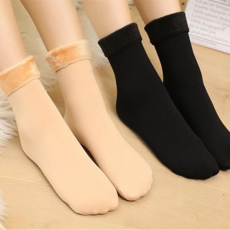 1Pair Mens Winter Warm Wool Cashmere Socks Thicken Ankle Socks Floor Bed Socks