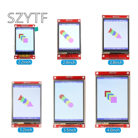 Gui Serial Port Series 2.2/2.4/2.8/3.2/3.5/4.0 inch TFT LCD Screen Touch Screen Module for Arduino STM Development Board ► Photo 1/6