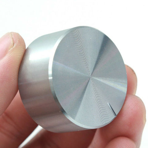 GHH Silver 30mm Aluminum Knurled Knob Caps Volume Control For 6mm Shaft Easy To Use Durable MI0459 ► Photo 1/1