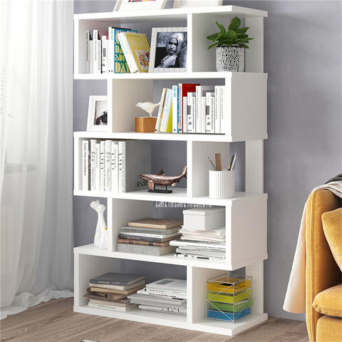 Living Room Space Saving Small Manmade Board Floor Bookshelf Bedroom Modern Simple Multifunctional Student Display Bookcase ► Photo 1/6