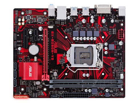 Used, ASUS EX-B250M-V3 for intel DDR4 LGA 1151 32GB USB3 .0 SATA3.0 B250 motherboard ► Photo 1/5