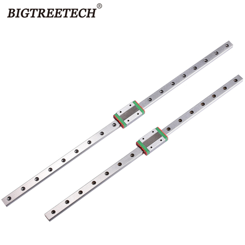 New Linear Guide Rail MGN9H 100 150 200 250 300 350 400 mm Linear Rail + MGN9H or MGN9C Block for 3D Printer CNC ► Photo 1/6