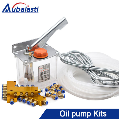 Aubalasti CNC Lubricating Oil Pump Hand-Actuated CNC Manual Oil Pump for CNC Machine Oil Lubrication Pump System ► Photo 1/6