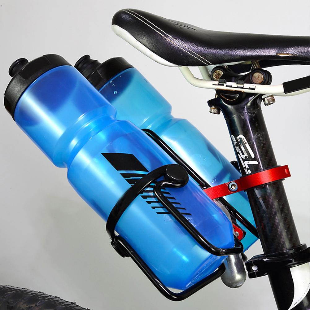Bicycle Cycling Bottle Cage Double Seat Holder Bike Water Saddle Mount Bracket