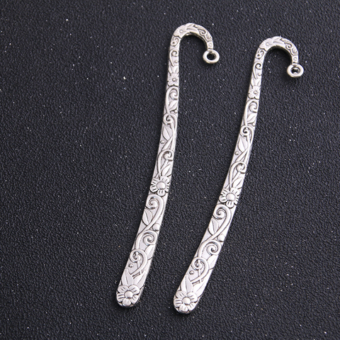 1pcs 19*122mm Wholesale Metal and Vintage Bookmark Antique   flower Bookmarks For DIY Jewelry Making ► Photo 1/3