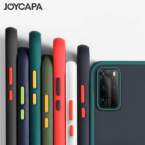 Matte Shockproof Armor Case For Huawei P30 P20 P40 Lite Mate 30 20 Pro P Smart Plus Z Y9 Prime 2022 Nova 5T 5i 6 7i Clear Cover ► Photo 1/6