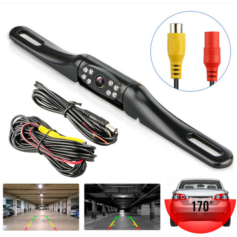 Car Rearview Camera Waterproof Wide Angle Infrared Night Vision Backup Parking Camera HD Reversing Image Car Camera ► Photo 1/6