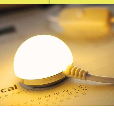 Energy Saving LED Night Light Lamp DC5V With USB Port Cable 2W USB