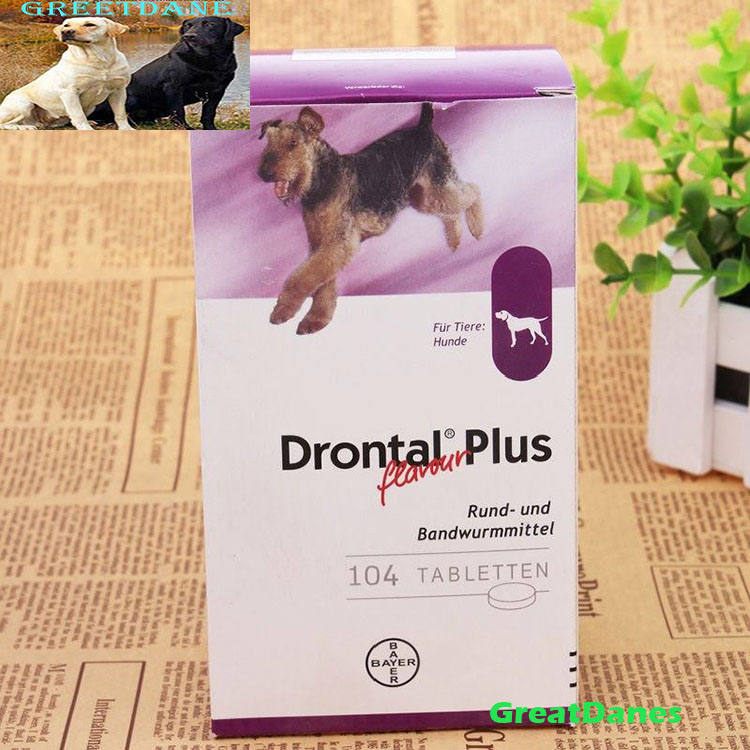 Drontal Plus Dogs 104 Tablets (Tapeworm Dewormer for Dogs) - Price history & Review | AliExpress Seller GreatDanes VET Store |