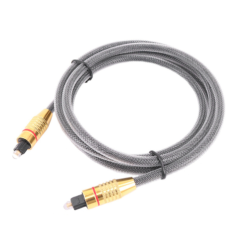 10Ft/2M Digital Audio Optical Cable SPDIF Cord Fiber Audio Cable for TV CD DVD PS3 Xbox ► Photo 1/6
