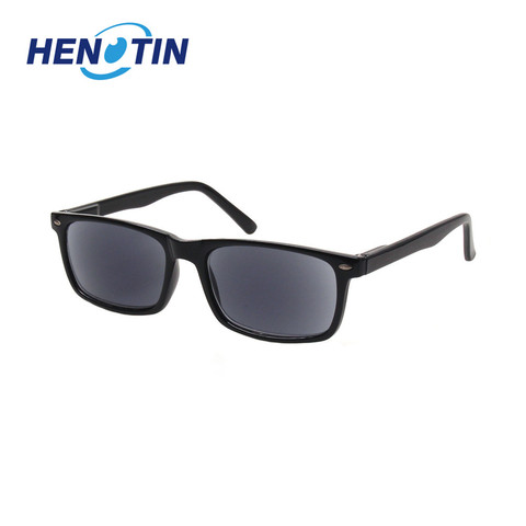 HENOTIN Spring Hinged Reading Glasses, Comfortable Lightweight Plastic Elderly Reader Sunglasses Diopter 1.0,2.0 ► Photo 1/6