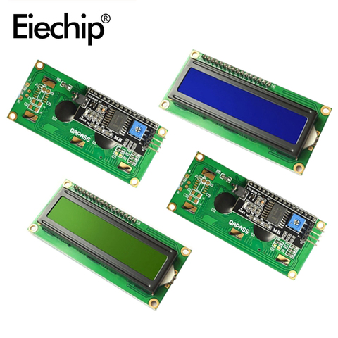 LCD Module 16x2 IIC/I2C PCF8574 LCD1602 Display Screen ,Character LCD blue/green blacklight 5V for Arduino MAEG2560 UNO R3 ► Photo 1/6