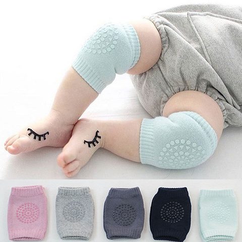 Baby Knee Pads Crawling Safety Kids Crawling Elbow Cushion Baby leg warmers Infant Anti-Slip Knee gaiters Protector for children ► Photo 1/6