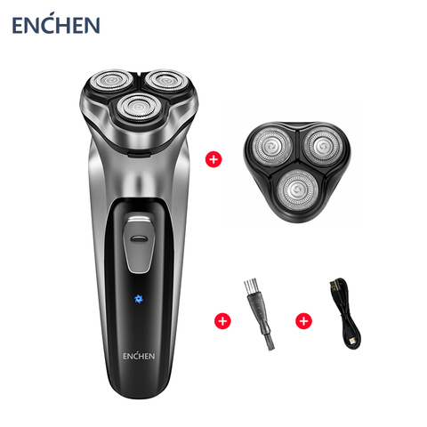 ENCHEN Blackstone Electric Face Shaver Razor with extra blade For Men 3D Floating blade USB Rechargeable Shaving Beard Machine ► Photo 1/6