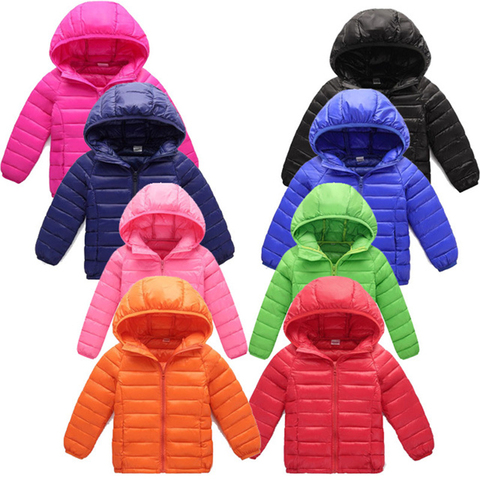 2-12 Years Autumn Winter Kids Down Jackets For Girls Children Clothes Warm Down Coats For Boys Toddler Girls Outerwear Clothes ► Photo 1/6