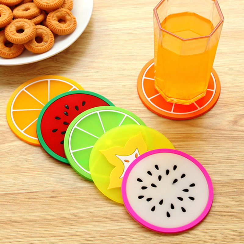 Non-slip Silicone Cup Mat Insulation pads Drink Cup Coasters Cup Mat Pad 