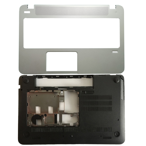 NEW case cover for HP for Envy 15-J 15-J000 15-J100 laptop Palmrest COVER silver/Laptop Bottom Base Case Cover black ► Photo 1/5