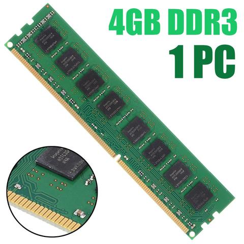 1pc Professional 4GB PC3-10600 DDR3 1333 Mhz 240Pin 4G Ram For AMD Desktop PC DIMM Memory New ► Photo 1/6