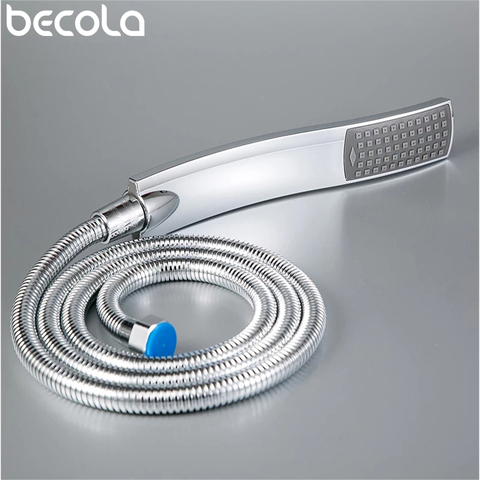 Hand Shower,Hand Held Shower Head Bathroom  Accessories  ABS Chrome Finished 150CM Stainless Steel Hose Handheld Showerheads ► Photo 1/6