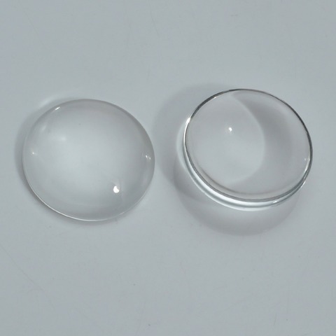 10mm 20mm 25mm 30mm Clear Transparent Flat Clear Round Domed Magnifying Glass Cabochon Inserts tray pendants cover DIY Crafts ► Photo 1/6