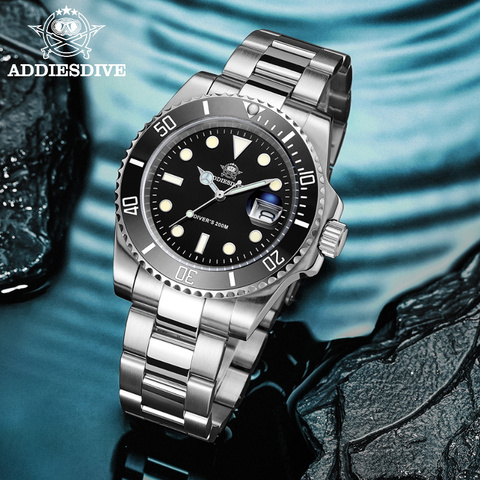 2022 New Fashion Watch Stainless Steel Diver Watch 200M C3Super luminous Sport luxury stainless steel watch Quartz Men's Watch ► Photo 1/6
