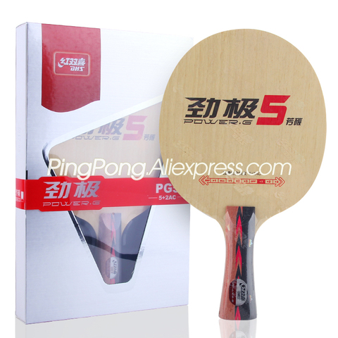 DHS PG5 / POWER G 5 / PG 5 (Ship with Box) Table Tennis Blade DHS ALC Racket Original DHS Ping Pong Bat / Paddle ► Photo 1/5