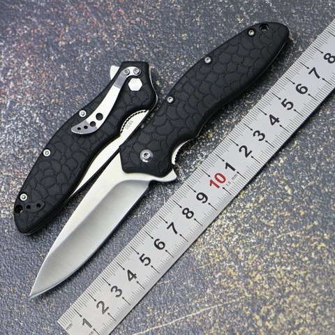 OEM 1830 folding knife 8CR13MOV blade nylon glass fiber handle outdoor camping hunting fishing utility fruit knives EDC tools ► Photo 1/6