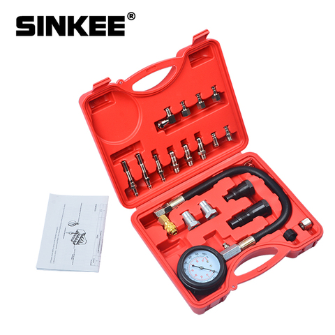 20 pc Diesel Engine Compression Automotive Compressor Tester Kit Tool Set ► Photo 1/5