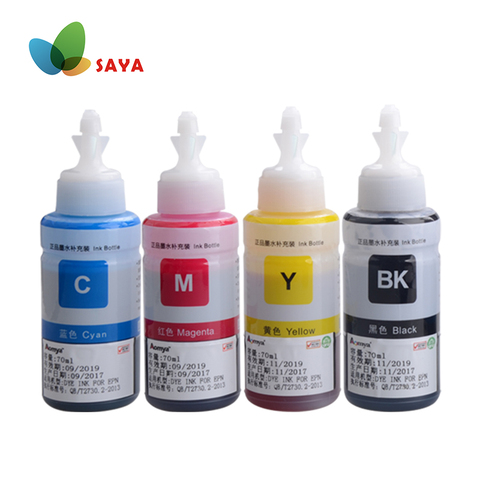 Dye Refill Ink kit for Epson L100 L110 L120 L132 L210 L222 L300 L312 L355 L350 L362 L366 L550 L555 L566 printer Free Shipping ► Photo 1/1