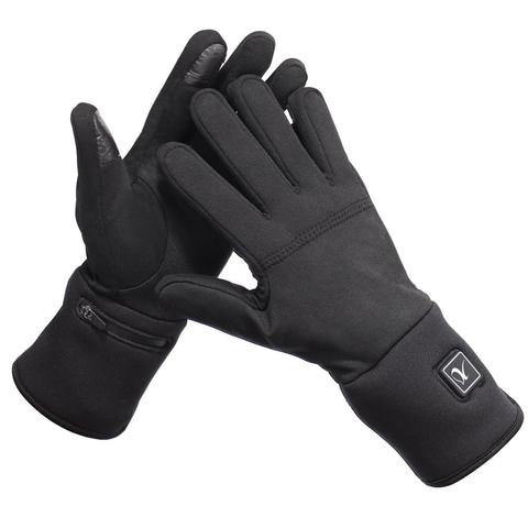 Heating Gloves Winter Battery Heating Ski Outdoor Sports Riding Heated Gloves Warm Heating Gloves Touch Screen SHGS13 ► Photo 1/6