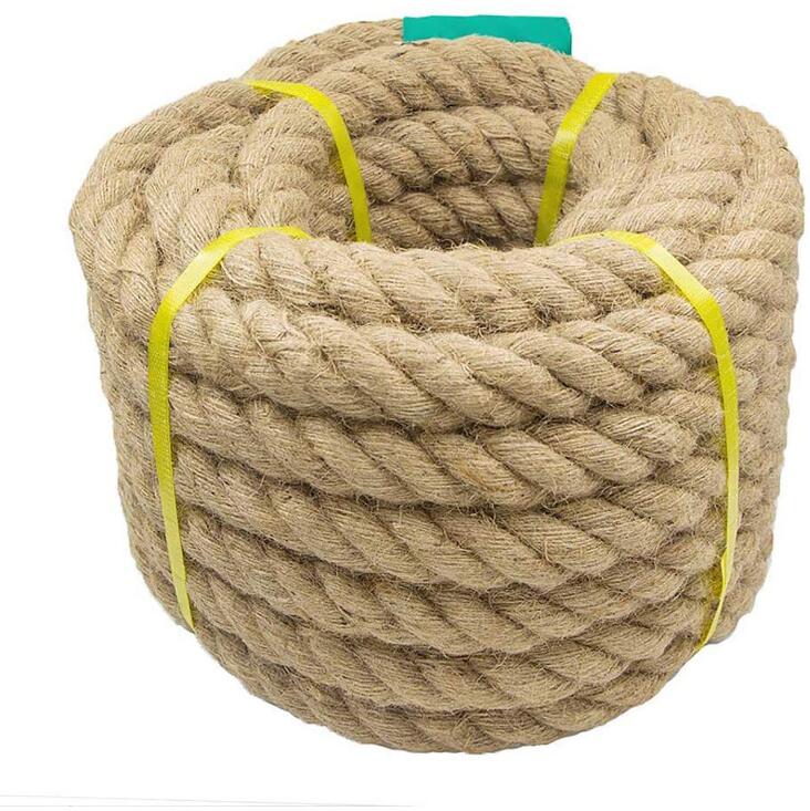 Natural Jute Fabric Rope Twine Rolls Hemp Twisted Cord Macrame