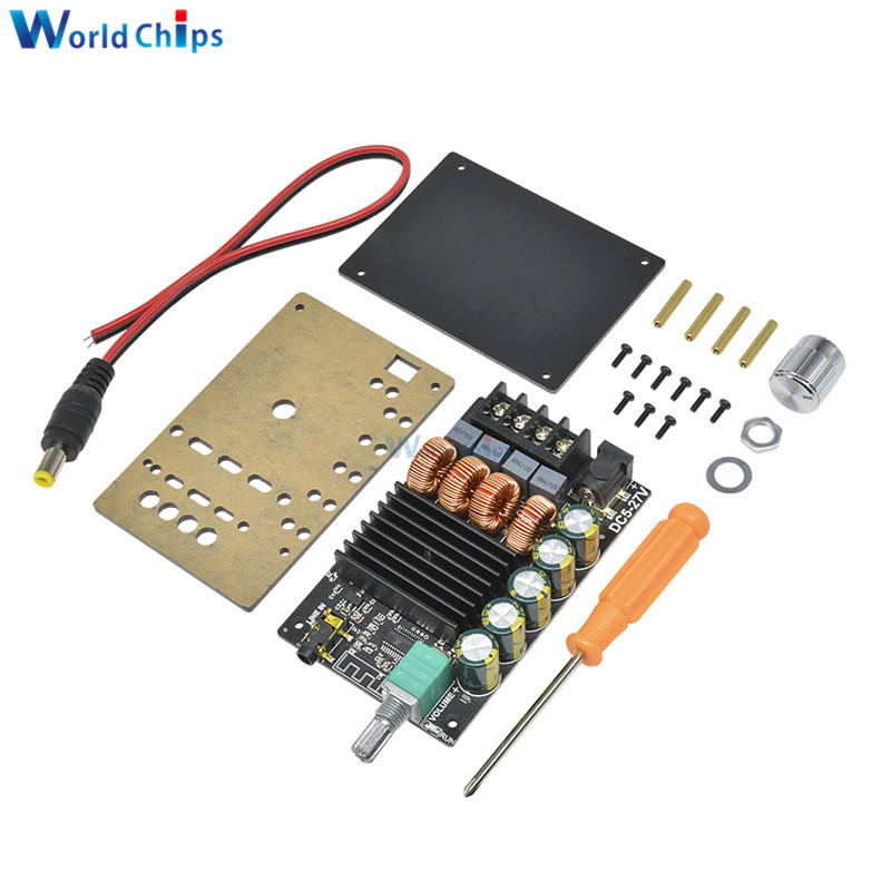 DC5-27V 100W x2 Stereo Bluetooth 5.0 Audio Amplifier/Receiver Board TPA3116 Kits