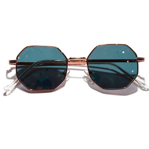 2022 Retro Polygon Driver's goggles Men Women Luxury pink Lens Round Sunglasses Vintage Small frame Mirror color sunglasses ► Photo 1/1