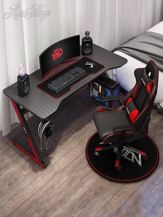 Computer table desktop home simple bedroom game table gaming table and chair combination set desk desk small table ► Photo 1/4