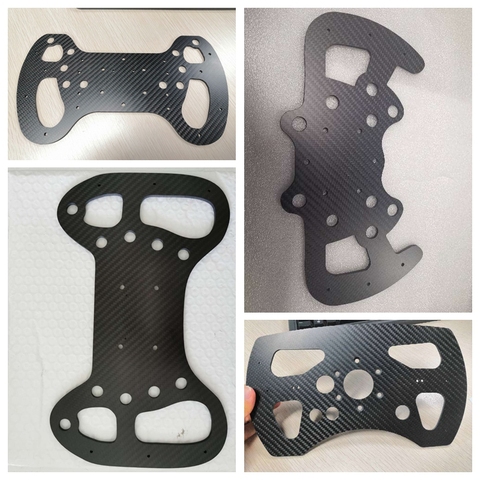 Carbon Fiber Steering Wheel Plate Shifter DIY Kit Build Carbon Fiber Parts For Racing Car Automobile Remote Control Panel ► Photo 1/5