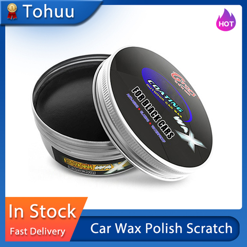 Car Wax Care Paint Waterproof Care Scratch Repair Car Styling Crystal Hard Car Wax Polish Scratch Remover Universal/Black ► Photo 1/6