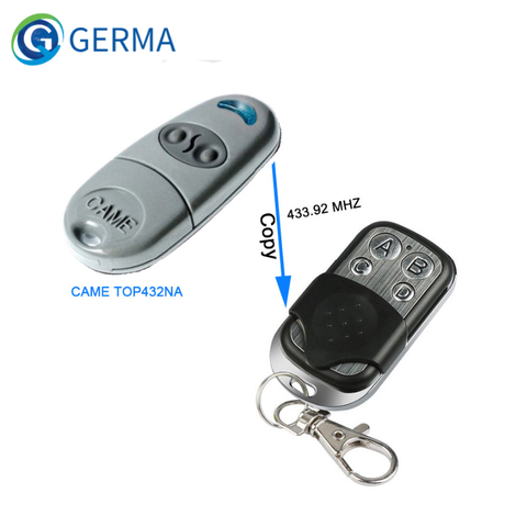 GERMA Copy CAME TOP 432NA Duplicator 433.92 mhz Remote Control Universal Garage Door Gate Remote Cloning 433 MHz Transmitter ► Photo 1/6