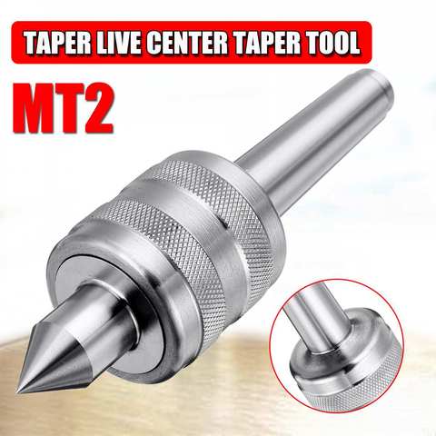 WOLIKE Accuracy Steel Silver MT2 0.001 Lathe Live Center Taper Tool Live Revolving Milling Center Taper Machine Accessories New ► Photo 1/6