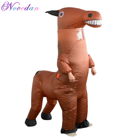 Inflatable Horse Costumes Funny Dolls Halloween Party Performance Carnival Inflatable Costumes for Adult Woman Man ► Photo 1/5