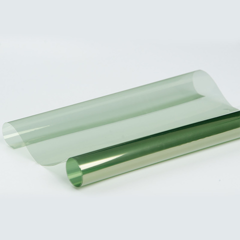 50CM x 3M Light Green Car Side Window Tint Solar Films 80% VLT Auto House Commercial Glass Foils ► Photo 1/6