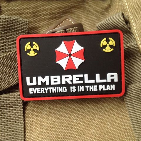 UMBRELLA CORPORATION 3D PVC ARMY  CHEST/ SHOULDER RUBBER PATCH ► Photo 1/5