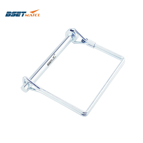 Spring Carbon Steel Square Shaft Locking Lock Pin Safety Coupler Pin Retainer Farm Trailers Wagons Lawn Garden Auto Car Trailer ► Photo 1/6