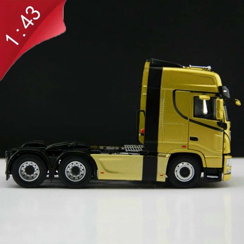 1/43 Proportion metal die-cast Dongfeng Tianlong flagship KX tractor  tractor heavy truck alloy truck model collection souvenir ► Photo 1/5