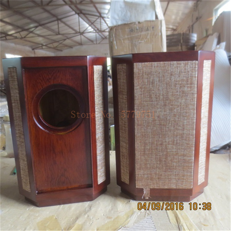 8 Inch White Oak Solid Wood Speaker DYI Empty Box Full Range Speaker