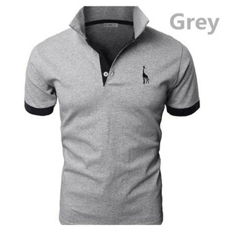 New Mens Fashion Casual Slim Fit T shirt Polo shirt with small sizes Deer 