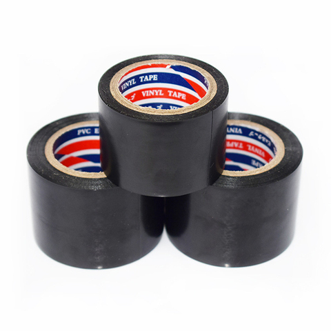 1 Roll Black Vinyl PVC Electrical Tape  Wire Adhesive Insulation Tape Waterproof Self-adhesive Tape Dropshipping TSLM1 ► Photo 1/6